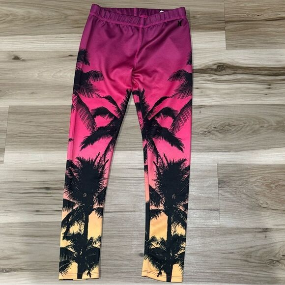 Hurley Tropical Leggings Girls Large - Picture 1 of 3